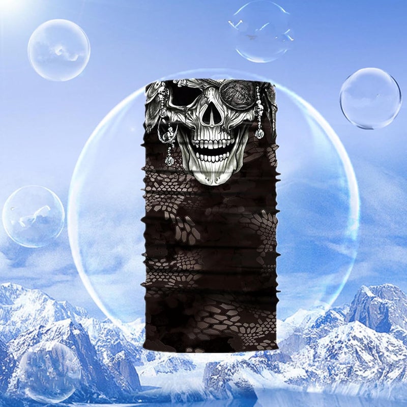 WYSUMMER Scarves Bandanas Skull Face Tube Headband, Gaiter Head Wrap Balaclava Magic Scarf Motorcycle Multi Function Headwear - Image 4